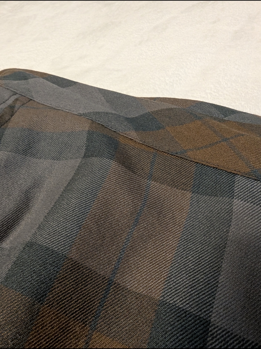 Torrid Outlander Plaid Circle Skirt in Gray and Brown - Picture 3 of 5